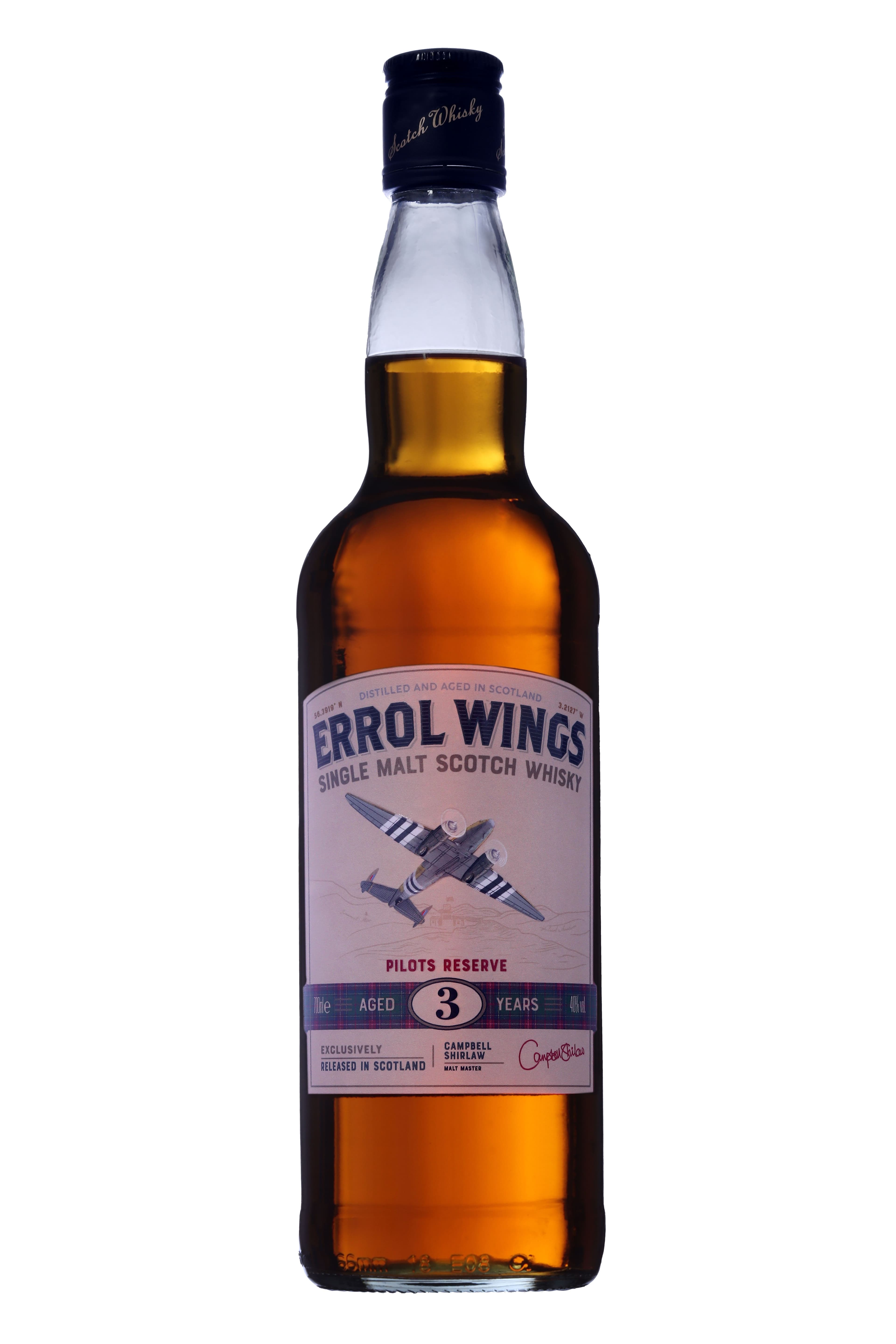 Errol Wings Single Malt — бутылка (Pilots Reserve, 3 года)